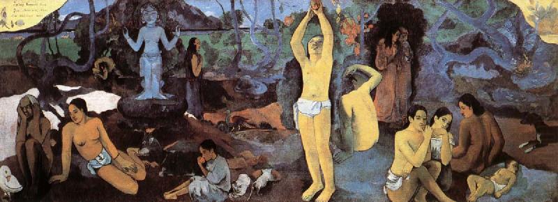 Paul Gauguin From where come we, What its we, Where go we to closed china oil painting image